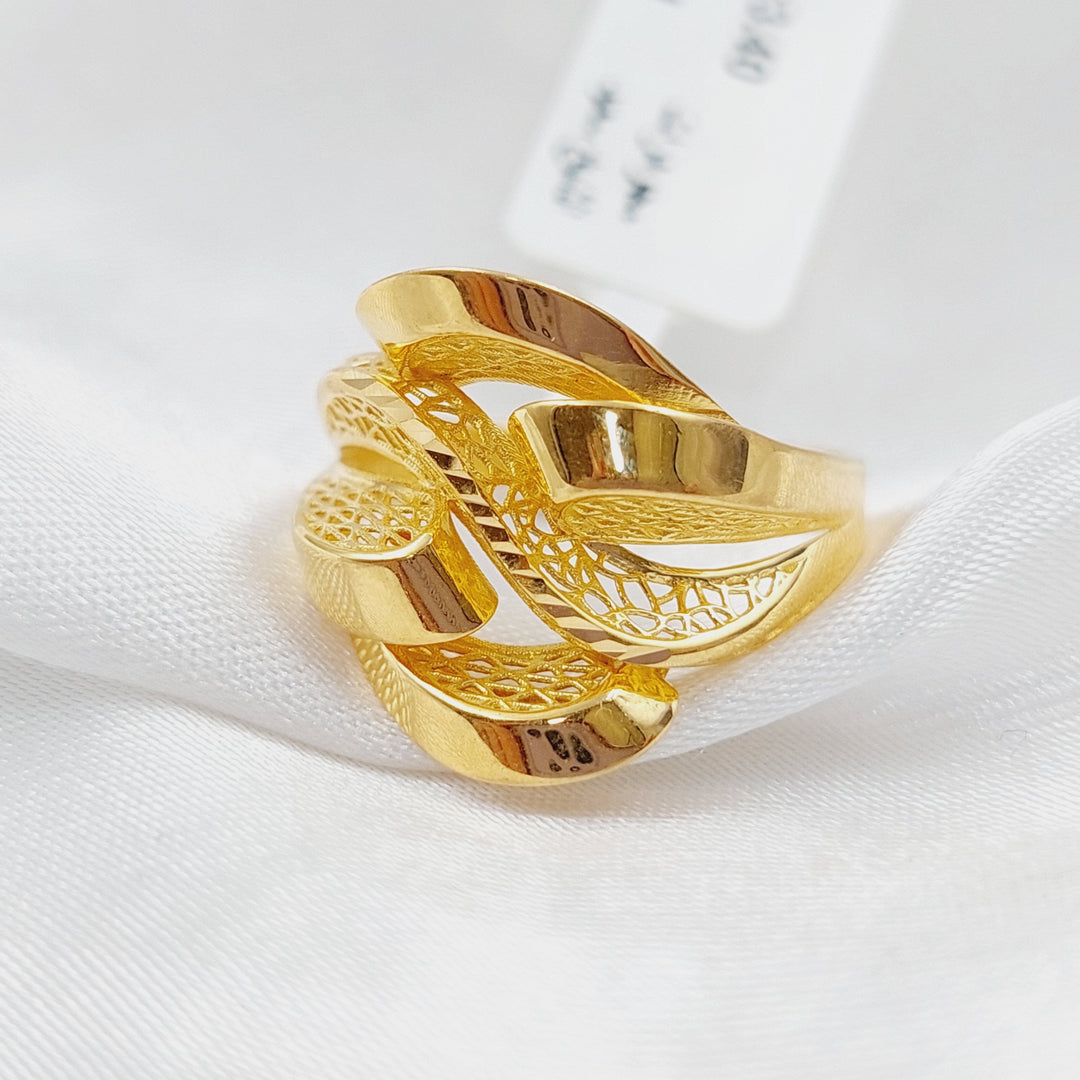 21K Gold Fancy Ring by Saeed Jewelry - Image 5