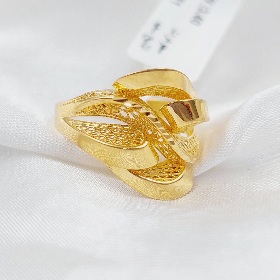 21K Gold Fancy Ring by Saeed Jewelry - Image 1