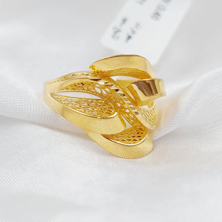 21K Gold Fancy Ring by Saeed Jewelry - Image 1