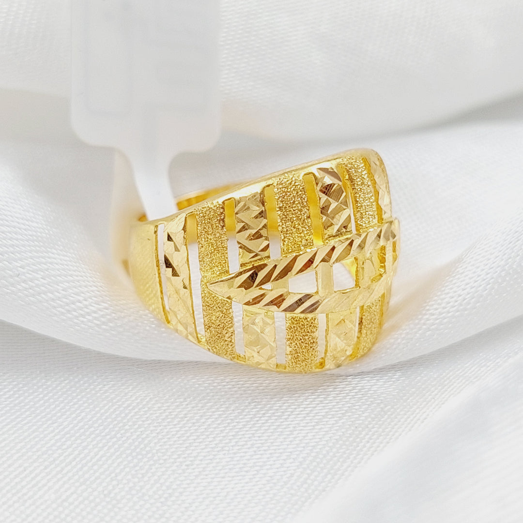 21K Gold Fancy Ring by Saeed Jewelry - Image 3