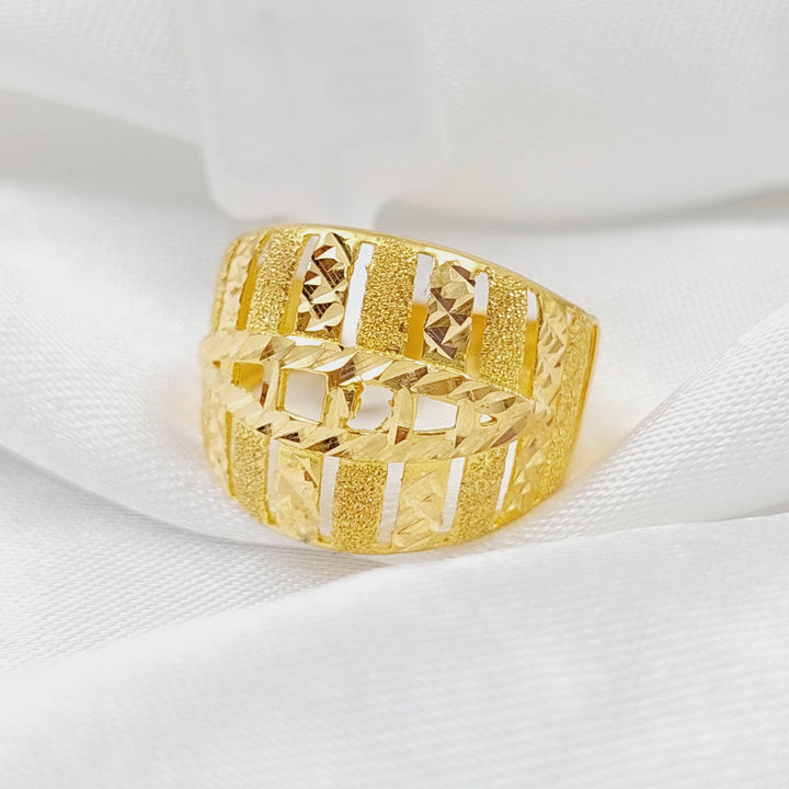 21K Gold Fancy Ring by Saeed Jewelry - Image 4