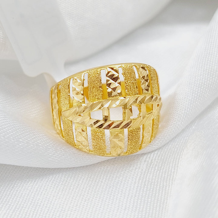 21K Gold Fancy Ring by Saeed Jewelry - Image 1