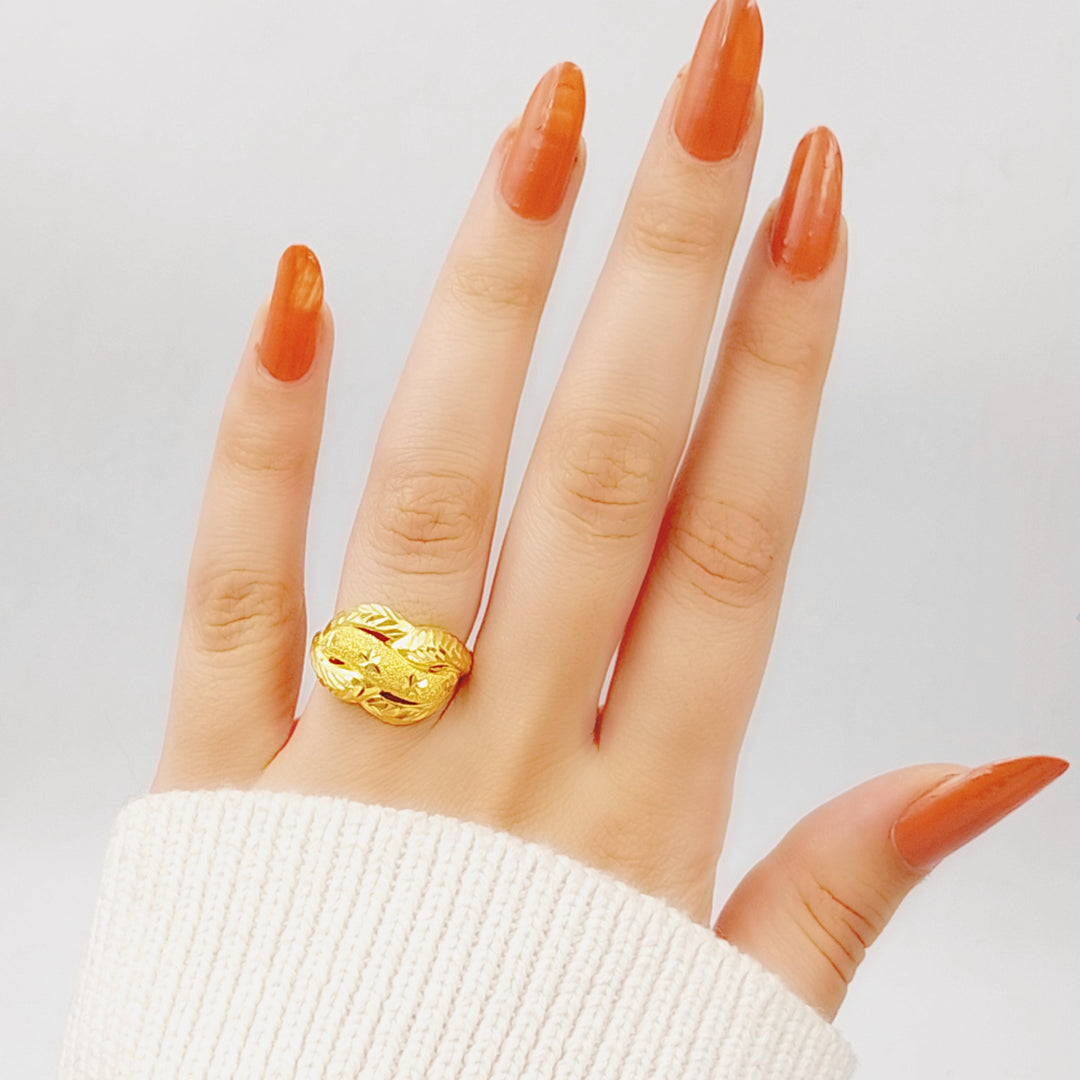 21K Gold Fancy Ring by Saeed Jewelry - Image 5