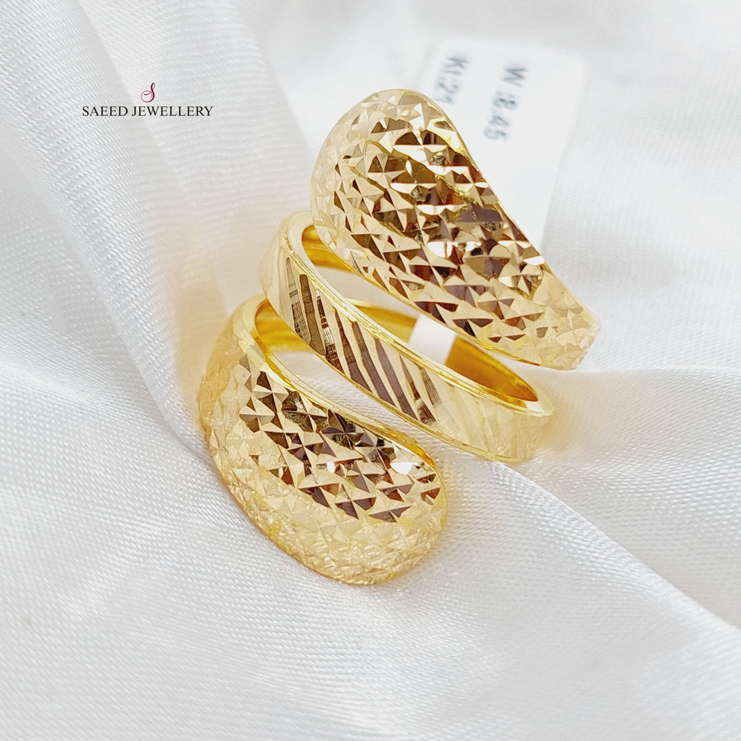 21K Gold Fancy Ring by Saeed Jewelry - Image 4