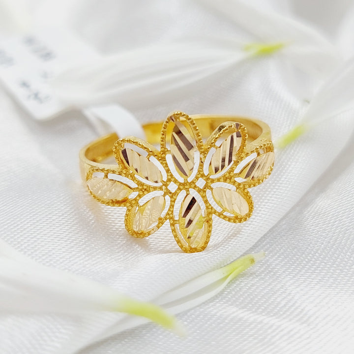 21K Gold Fancy Ring by Saeed Jewelry - Image 5