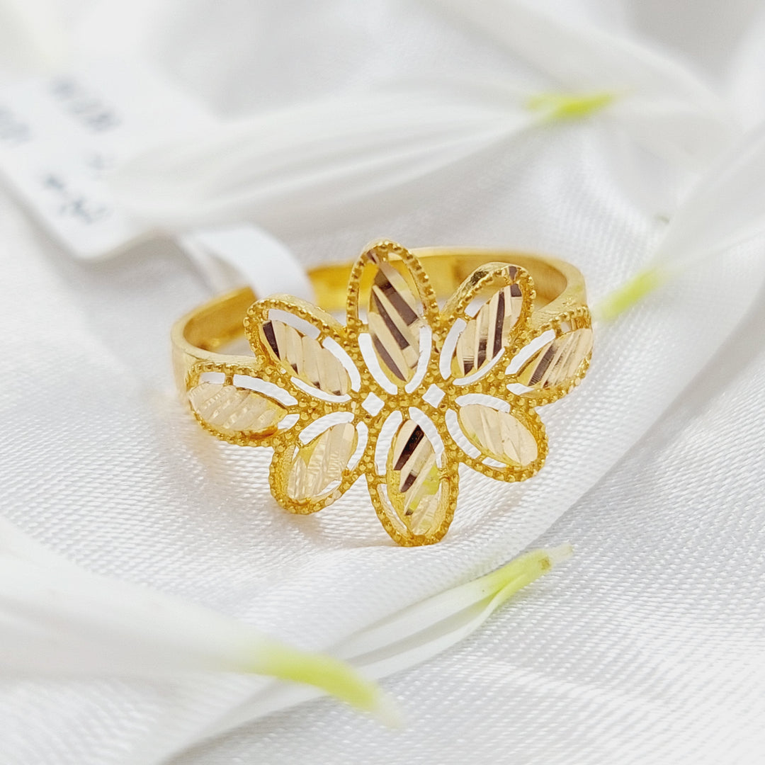 21K Gold Fancy Ring by Saeed Jewelry - Image 3