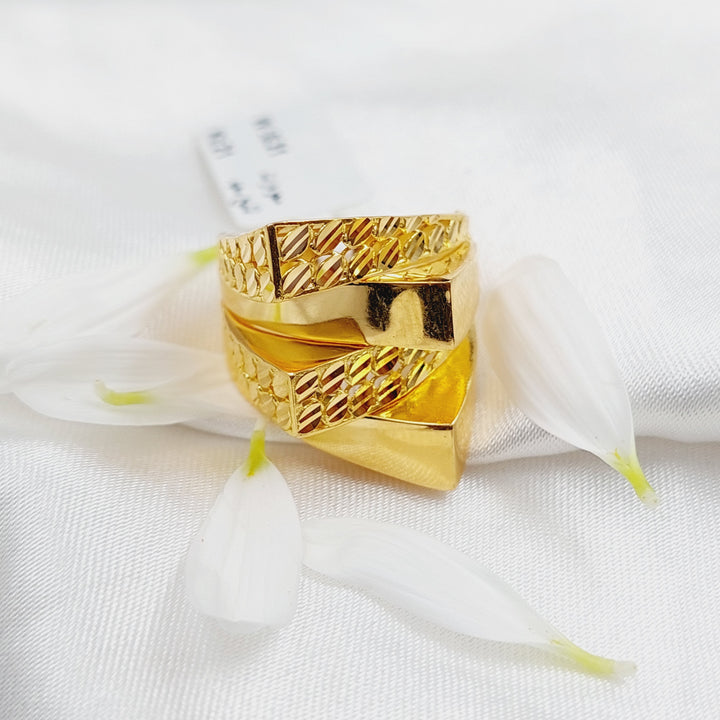 21K Gold Fancy Ring by Saeed Jewelry - Image 3