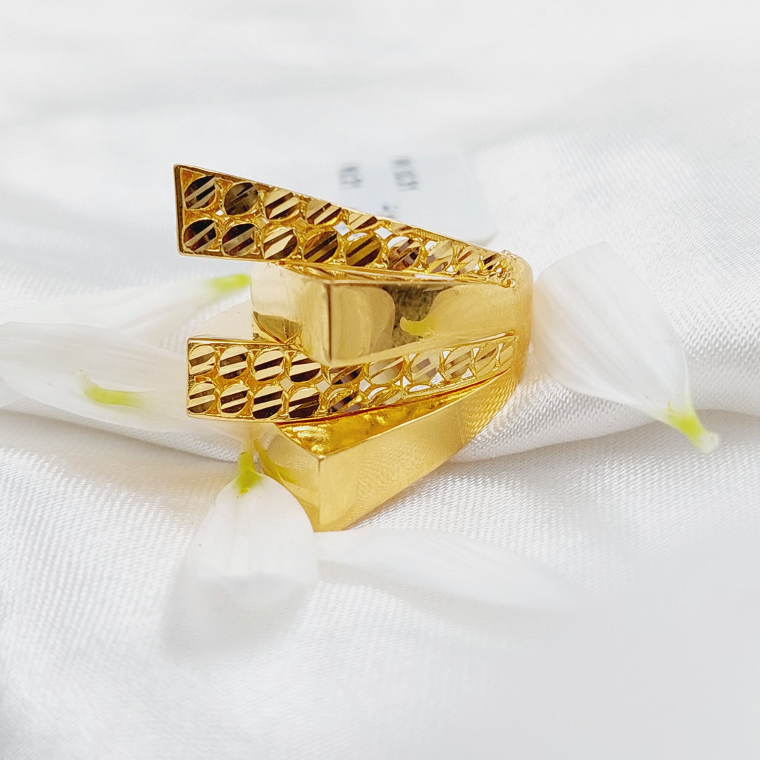 21K Gold Fancy Ring by Saeed Jewelry - Image 5