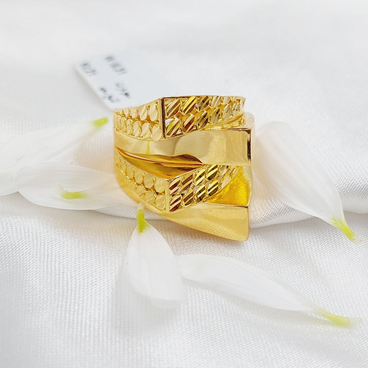 21K Gold Fancy Ring by Saeed Jewelry - Image 1