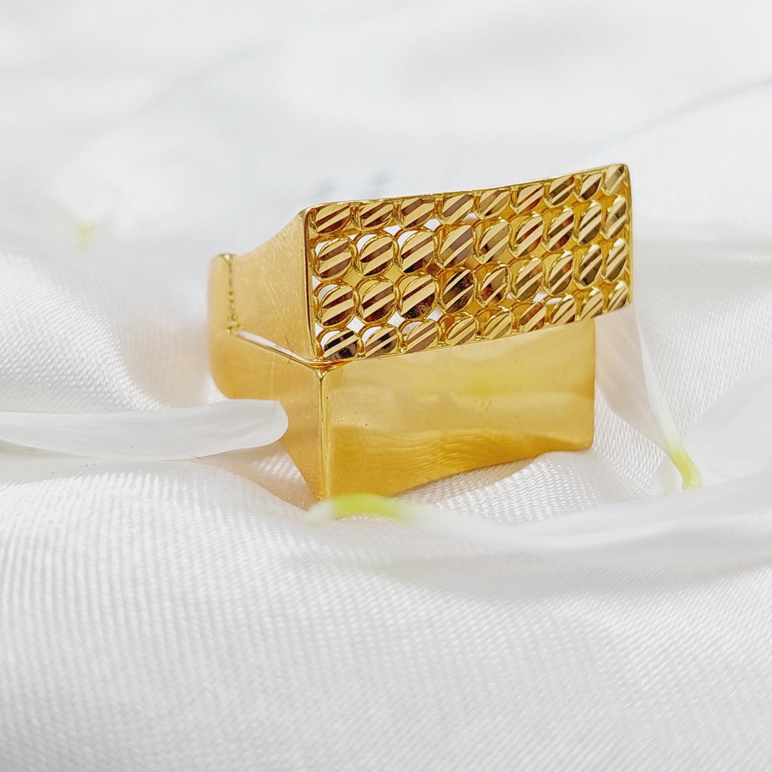 21K Gold Fancy Ring by Saeed Jewelry - Image 3