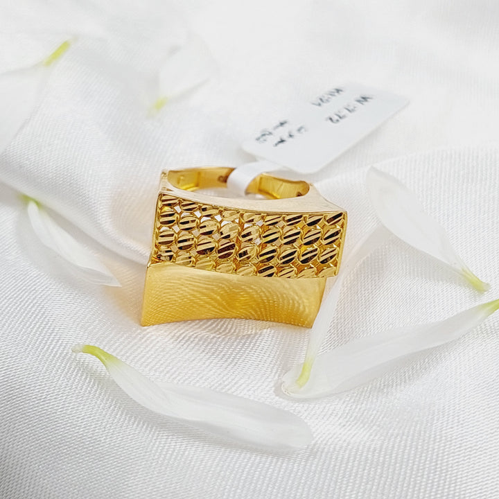 21K Gold Fancy Ring by Saeed Jewelry - Image 5