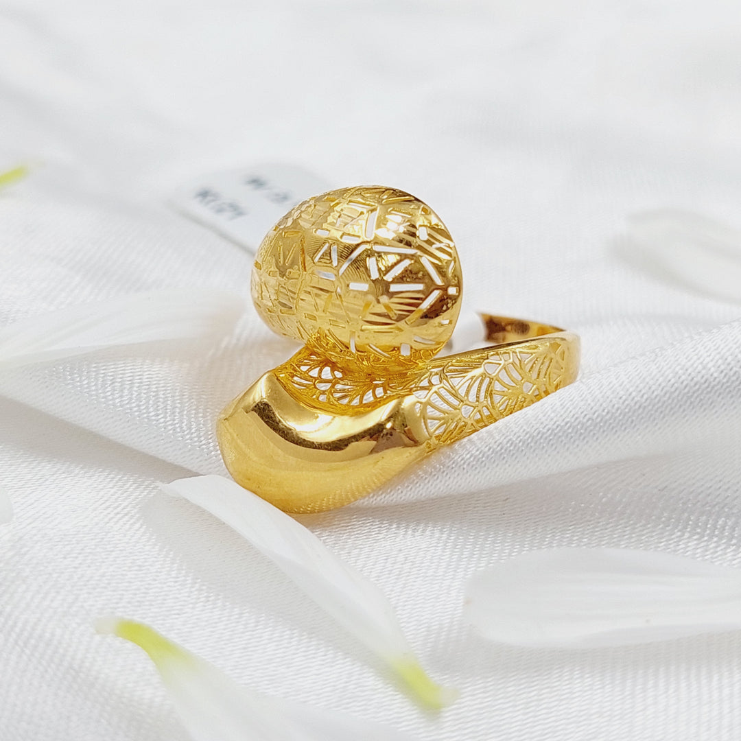 21K Gold Fancy Ring by Saeed Jewelry - Image 2