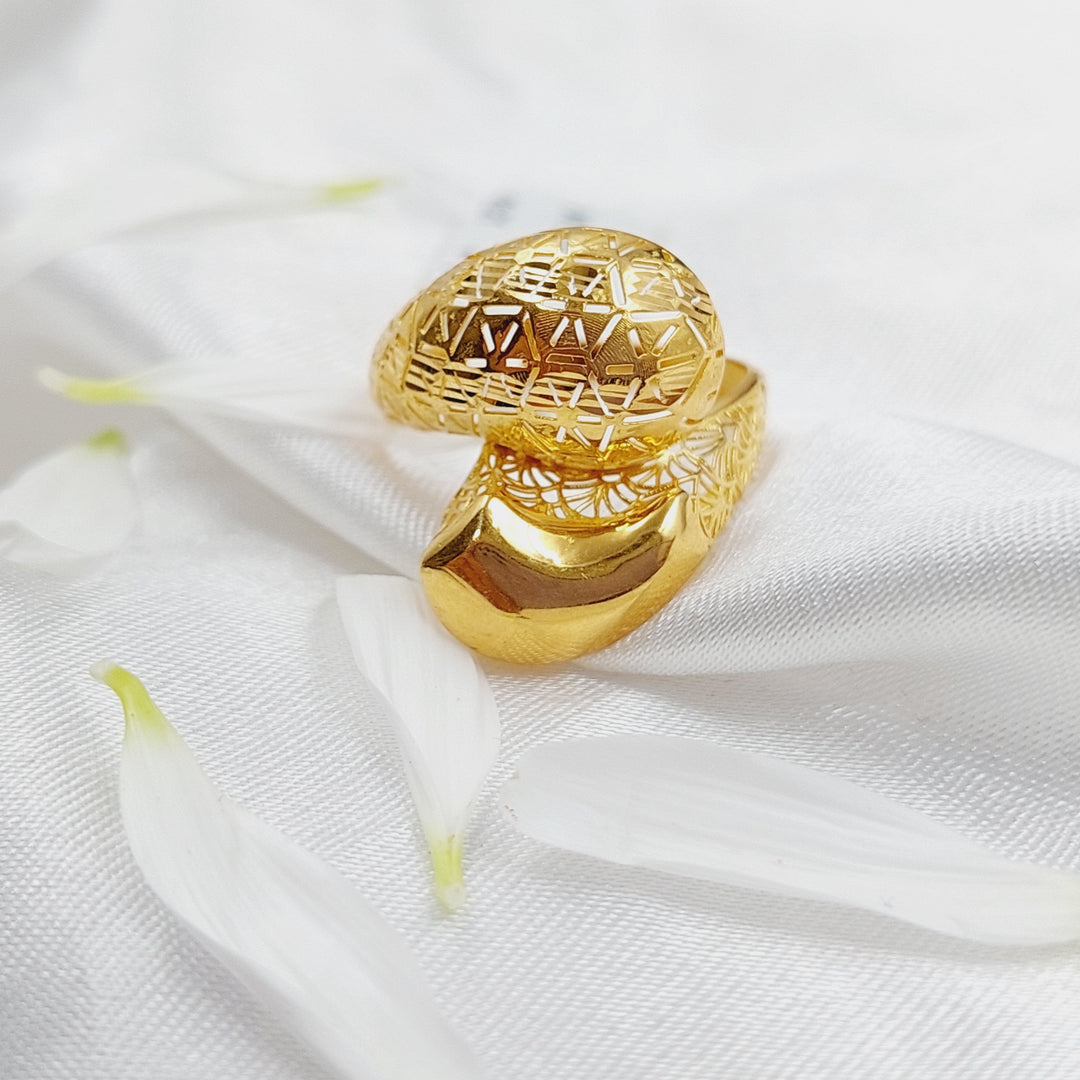 21K Gold Fancy Ring by Saeed Jewelry - Image 3