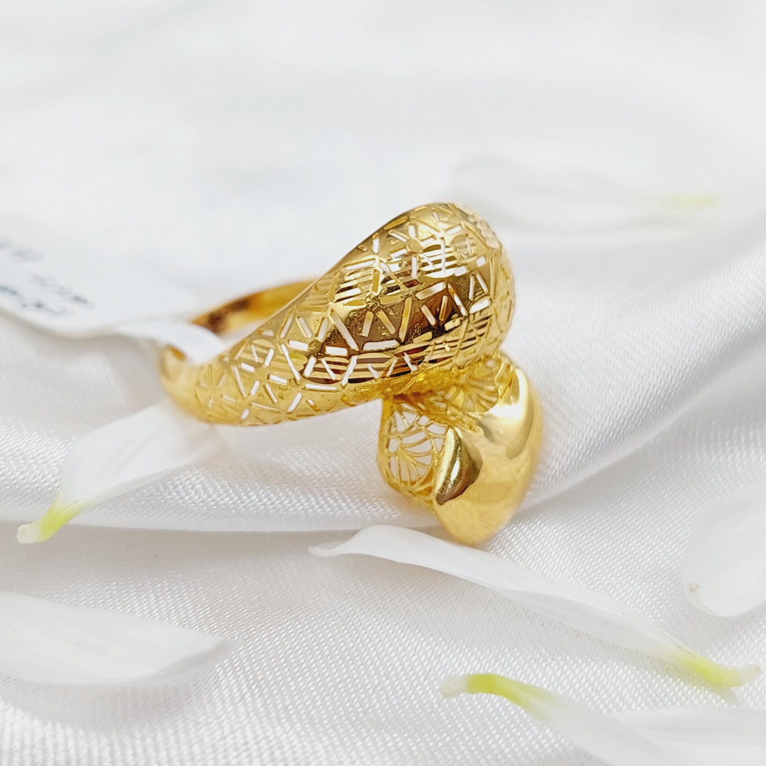 21K Gold Fancy Ring by Saeed Jewelry - Image 1