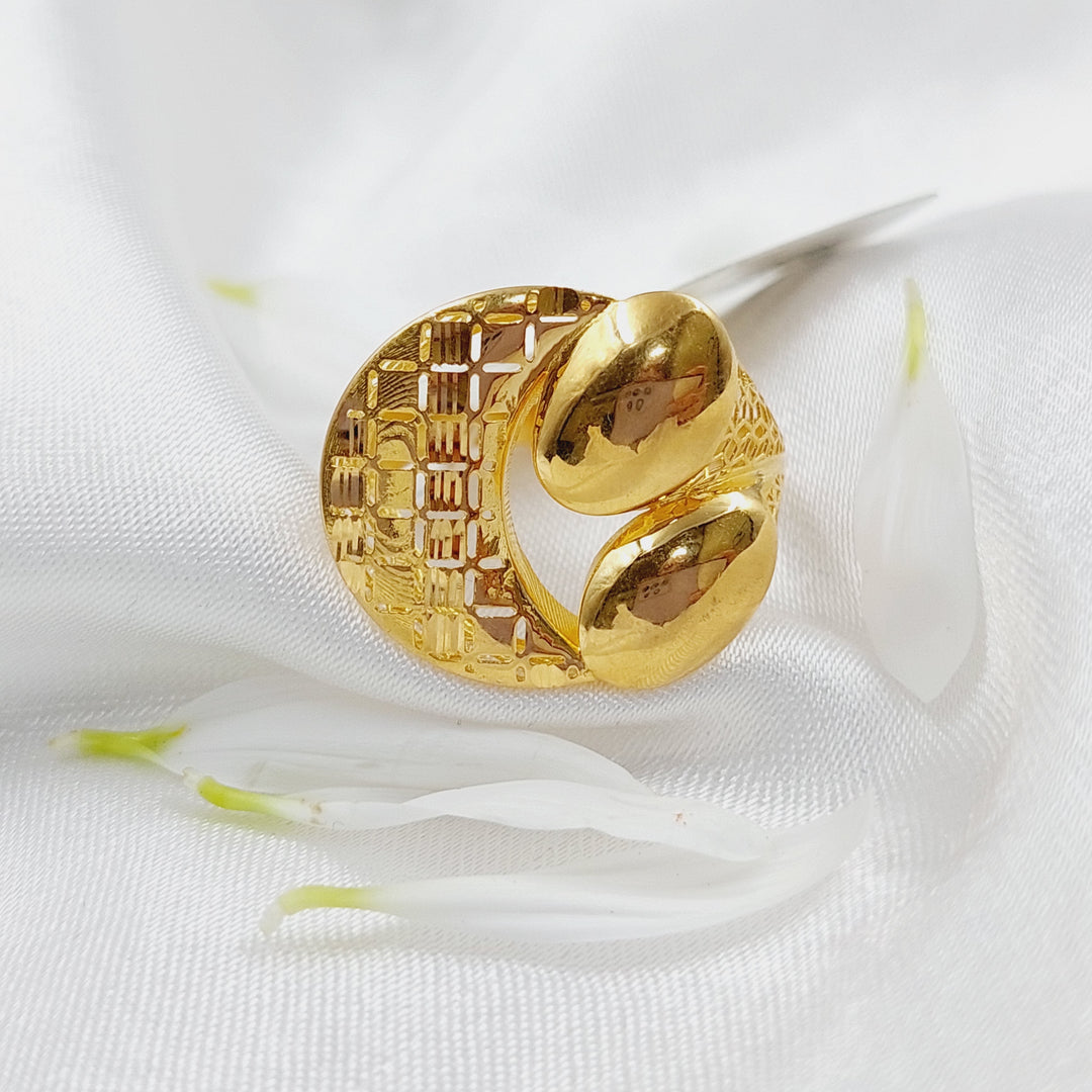 21K Gold Fancy Ring by Saeed Jewelry - Image 4