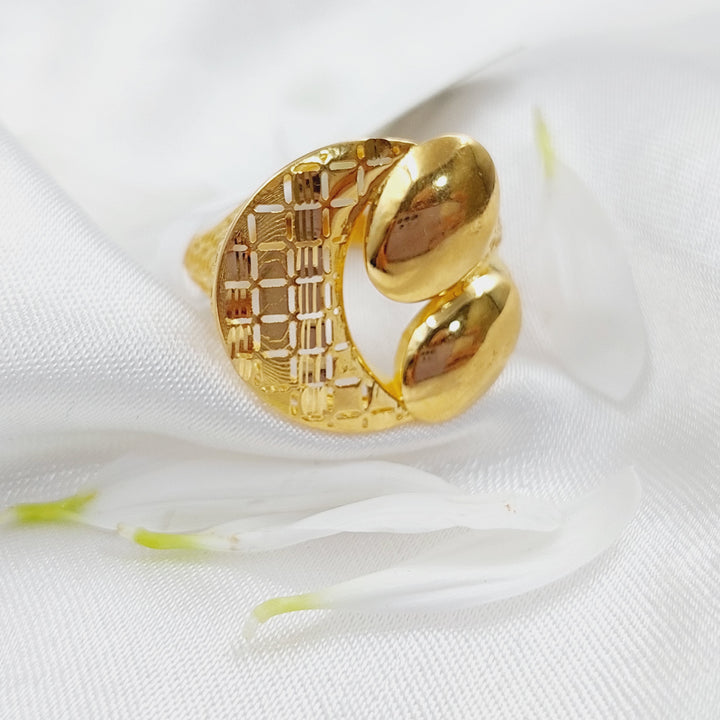 21K Gold Fancy Ring by Saeed Jewelry - Image 5