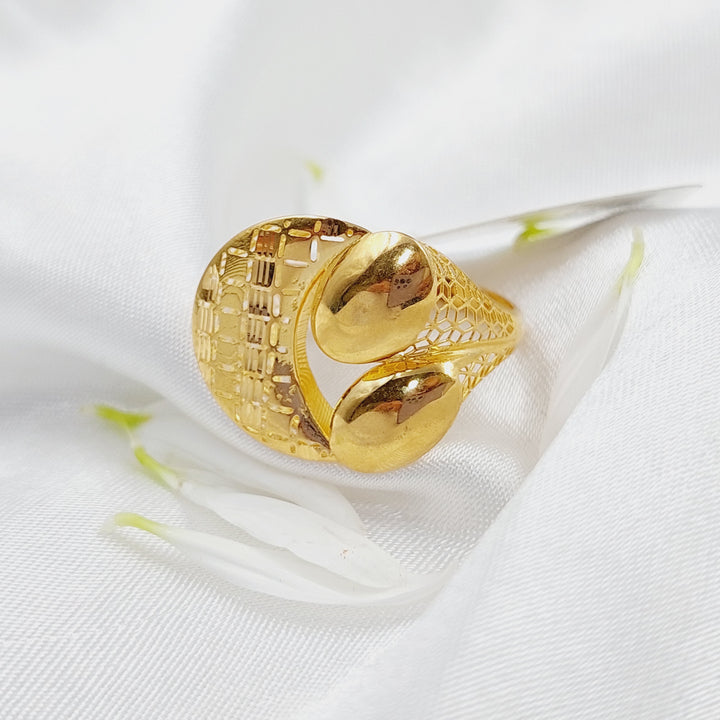 21K Gold Fancy Ring by Saeed Jewelry - Image 1