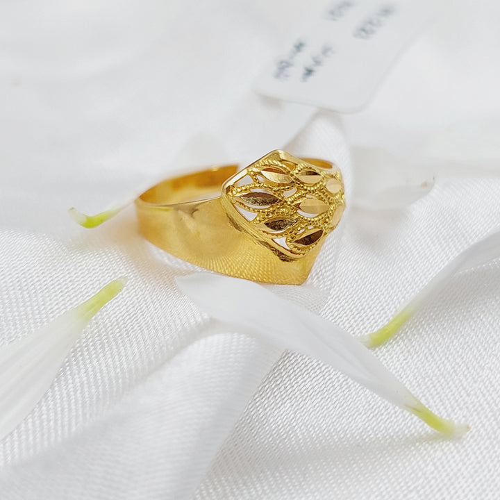 21K Gold Fancy Ring by Saeed Jewelry - Image 3