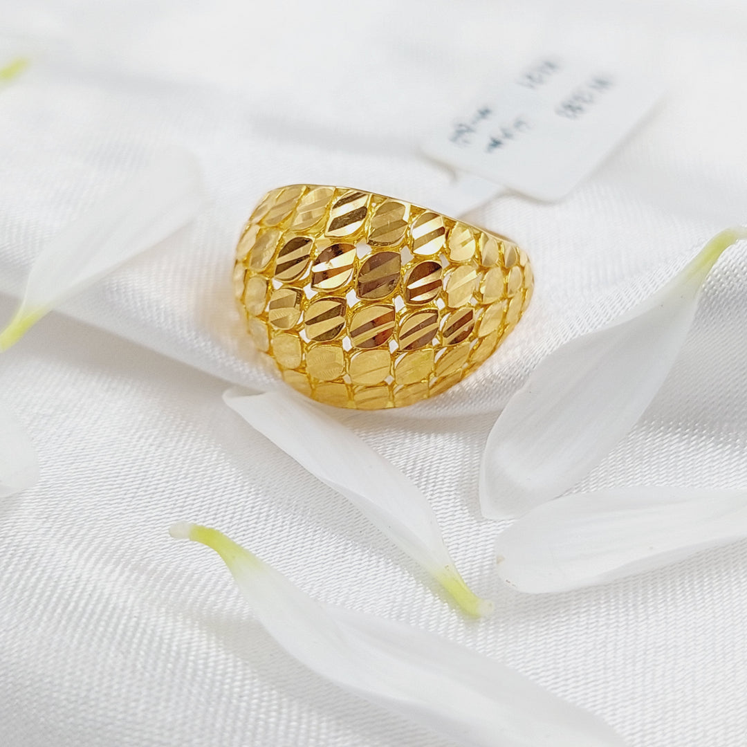 21K Gold Fancy Ring by Saeed Jewelry - Image 3