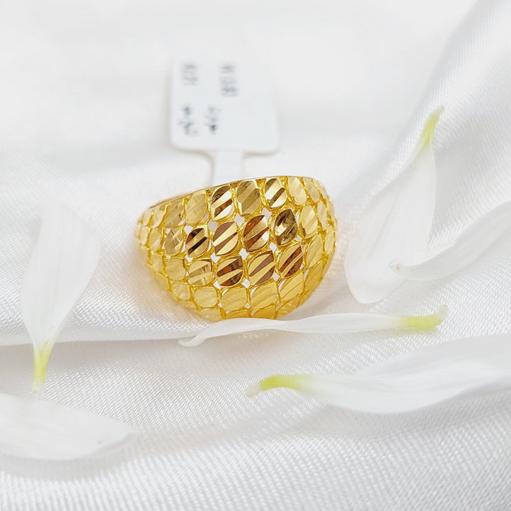 21K Gold Fancy Ring by Saeed Jewelry - Image 1