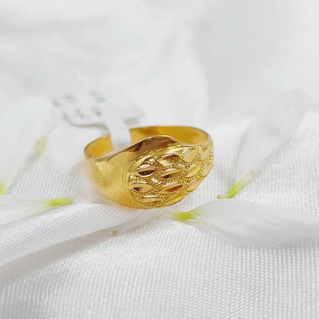 21K Gold Fancy Ring by Saeed Jewelry - Image 2