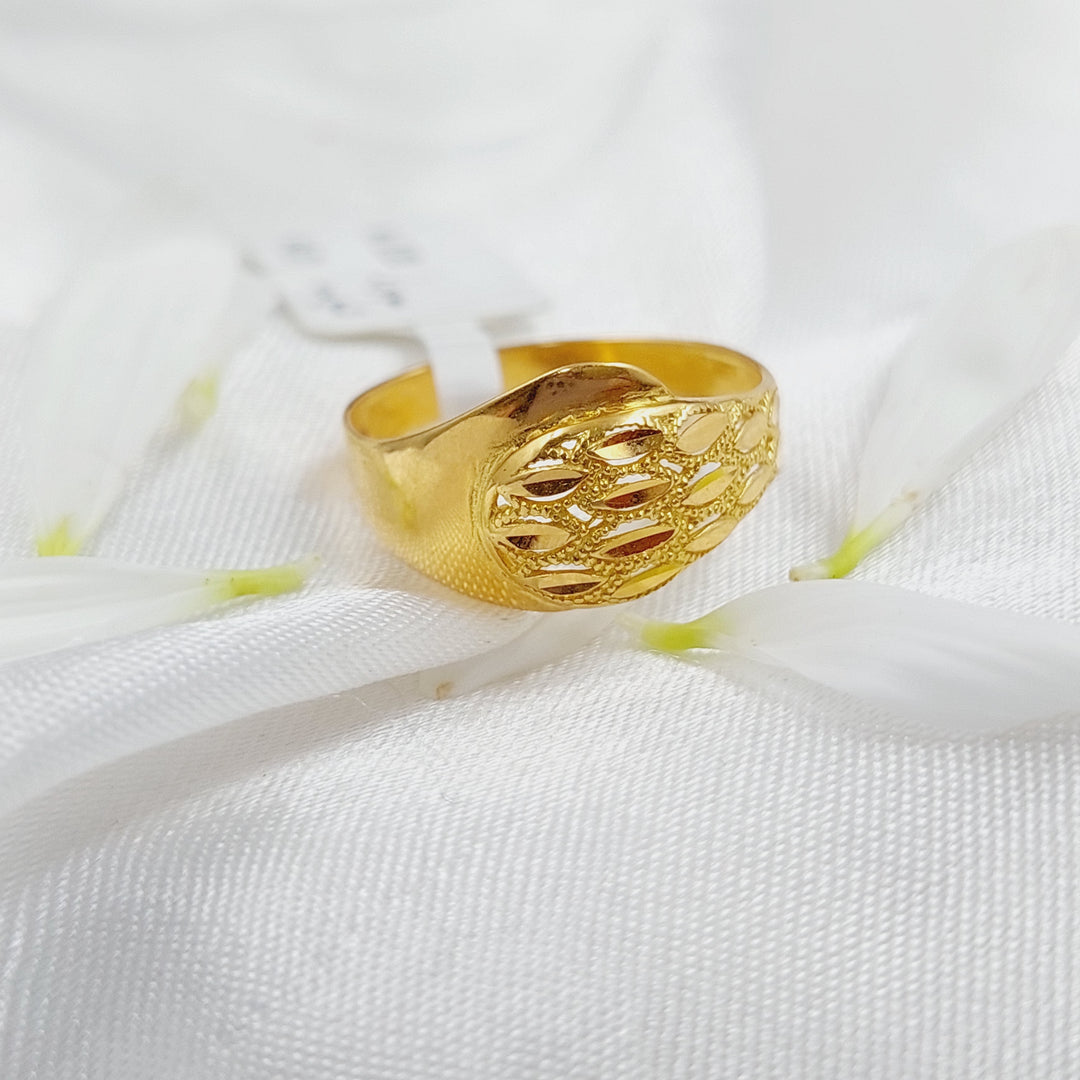 21K Gold Fancy Ring by Saeed Jewelry - Image 3