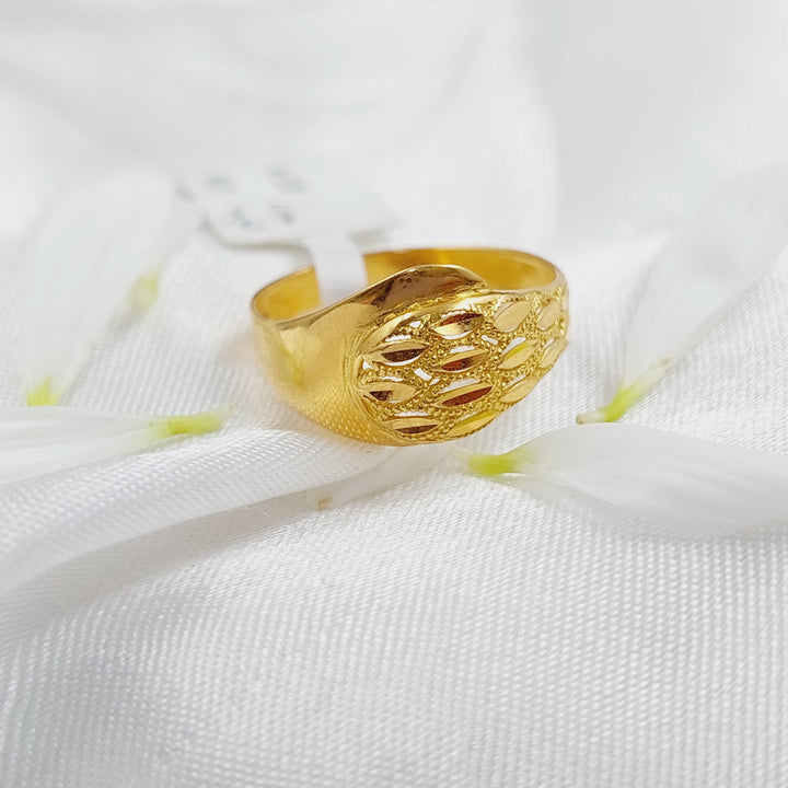 21K Gold Fancy Ring by Saeed Jewelry - Image 3