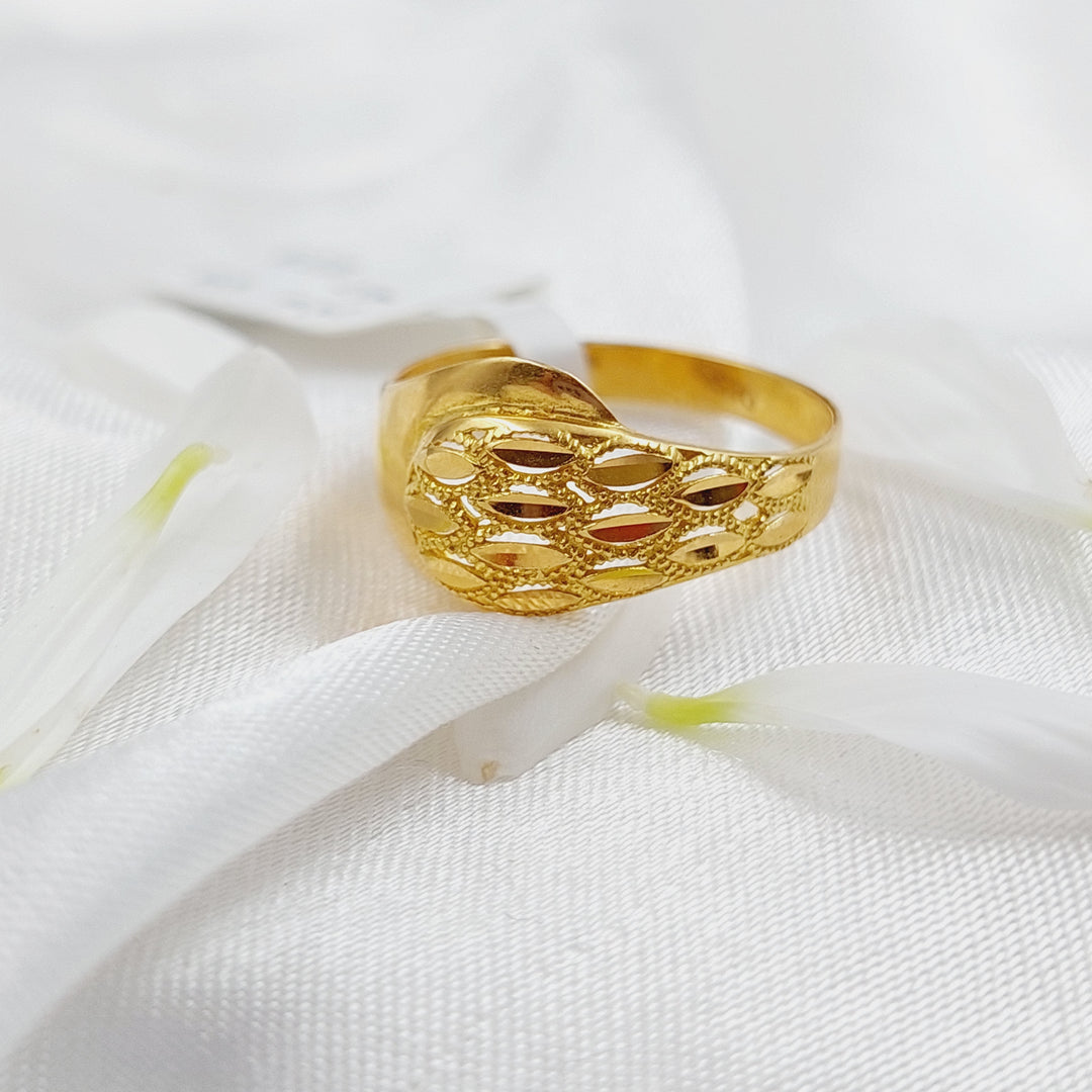 21K Gold Fancy Ring by Saeed Jewelry - Image 4