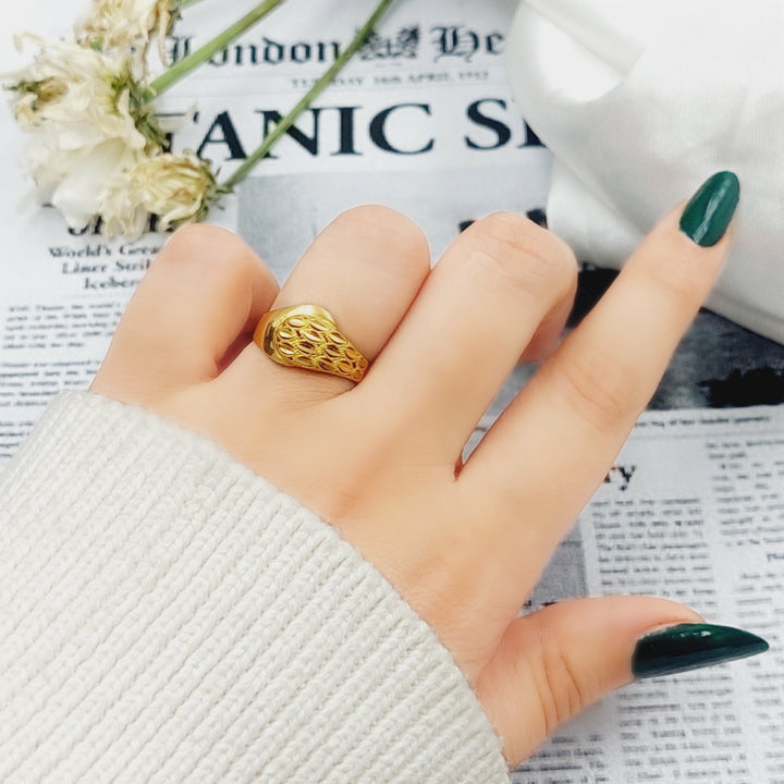 21K Gold Fancy Ring by Saeed Jewelry - Image 5