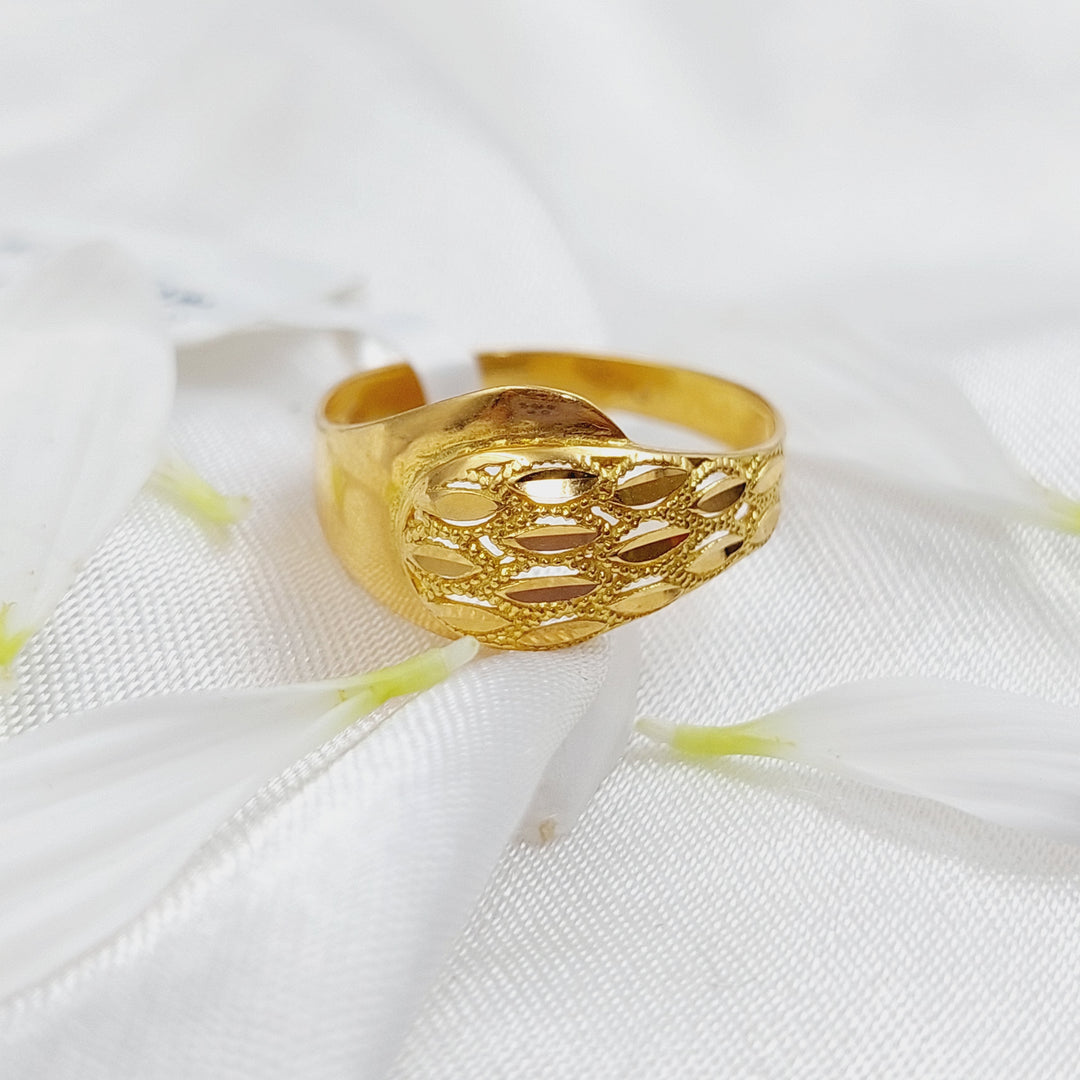 21K Gold Fancy Ring by Saeed Jewelry - Image 1