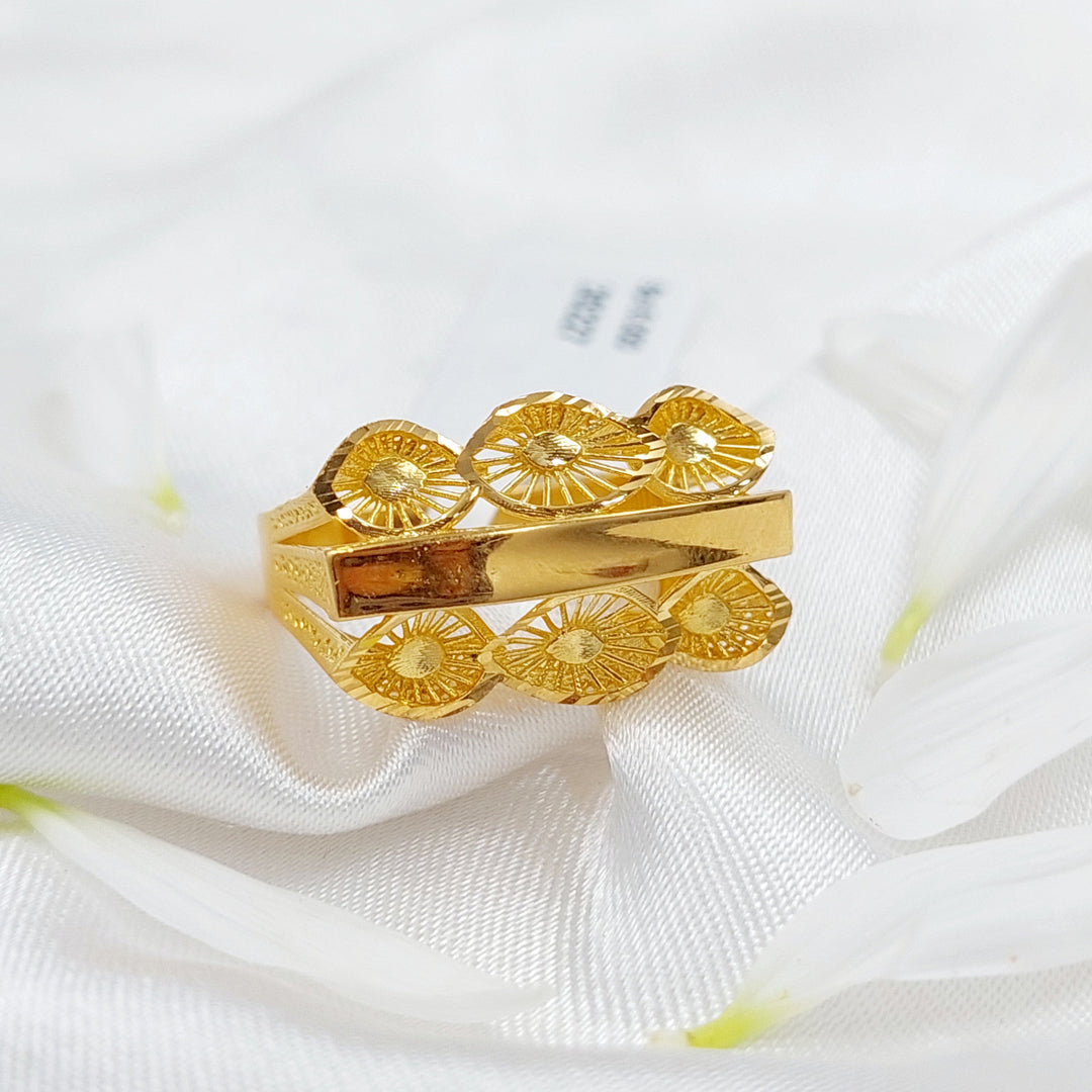 21K Gold Fancy Ring by Saeed Jewelry - Image 4