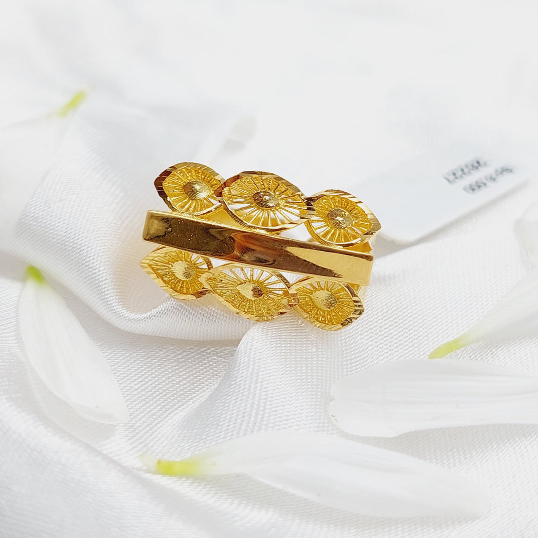 21K Gold Fancy Ring by Saeed Jewelry - Image 5