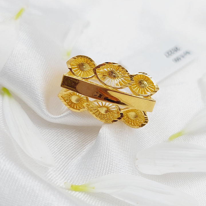 21K Gold Fancy Ring by Saeed Jewelry - Image 1