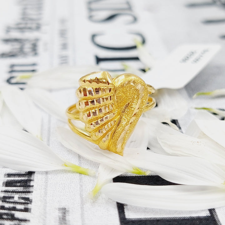 21K Gold Fancy Ring by Saeed Jewelry - Image 4