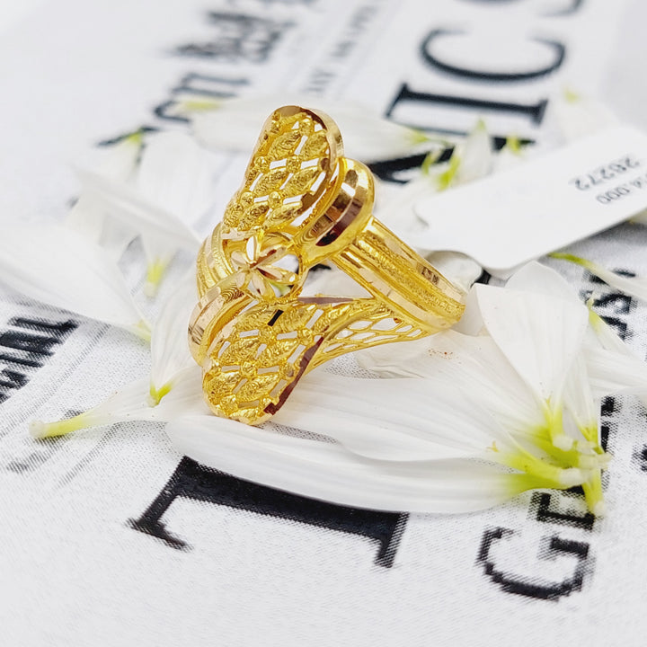 21K Gold Fancy Ring by Saeed Jewelry - Image 3