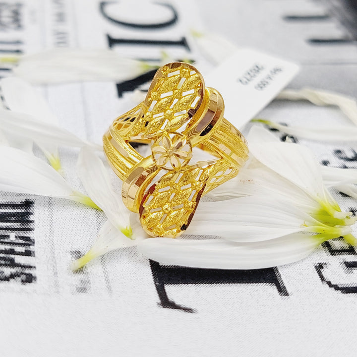 21K Gold Fancy Ring by Saeed Jewelry - Image 1