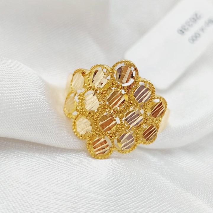 21K Gold Fancy Ring by Saeed Jewelry - Image 3