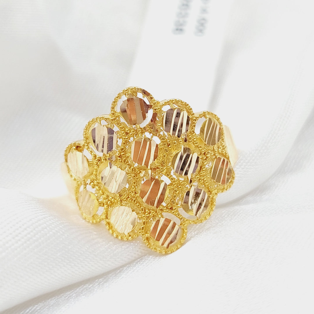 21K Gold Fancy Ring by Saeed Jewelry - Image 4