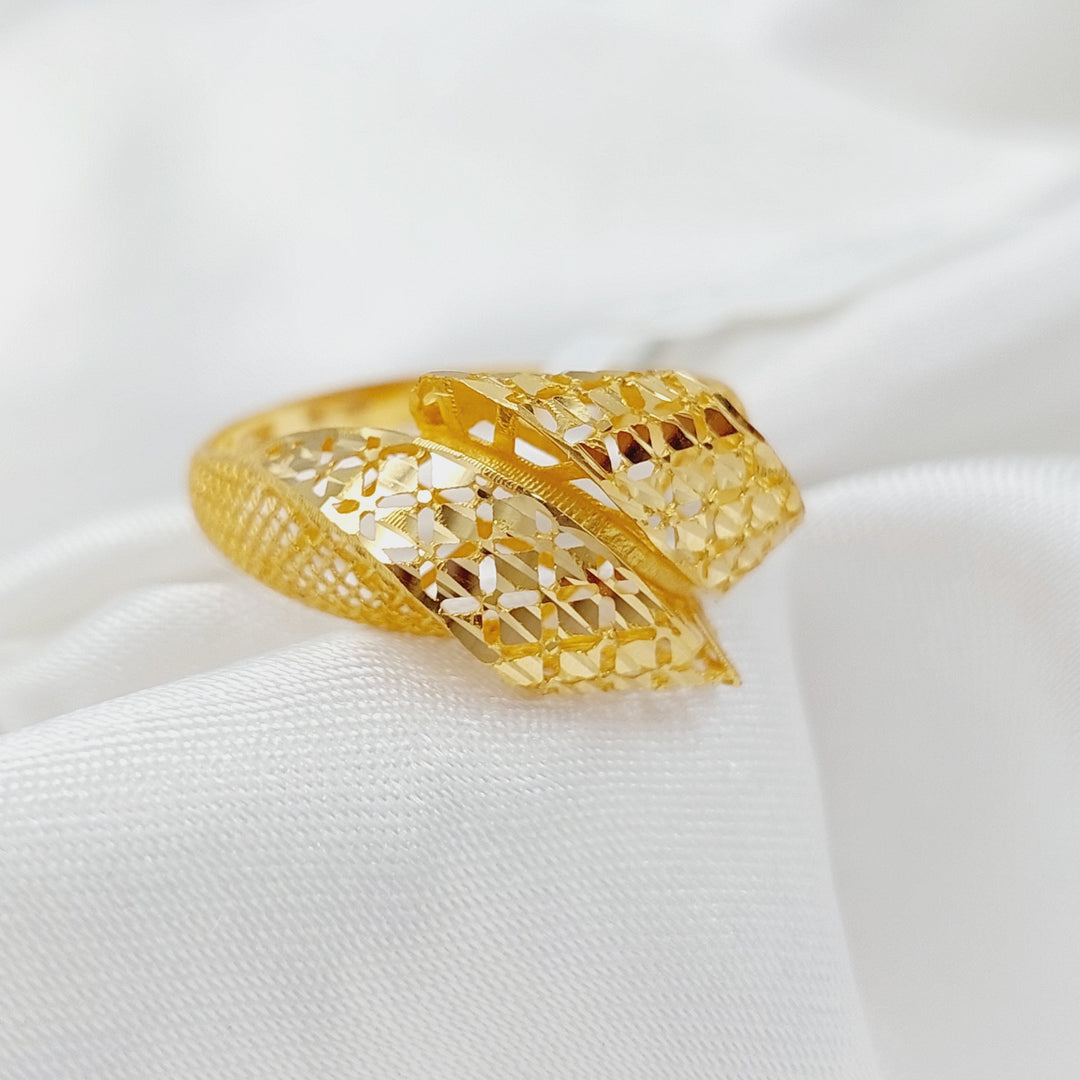 21K Gold Fancy Ring by Saeed Jewelry - Image 1