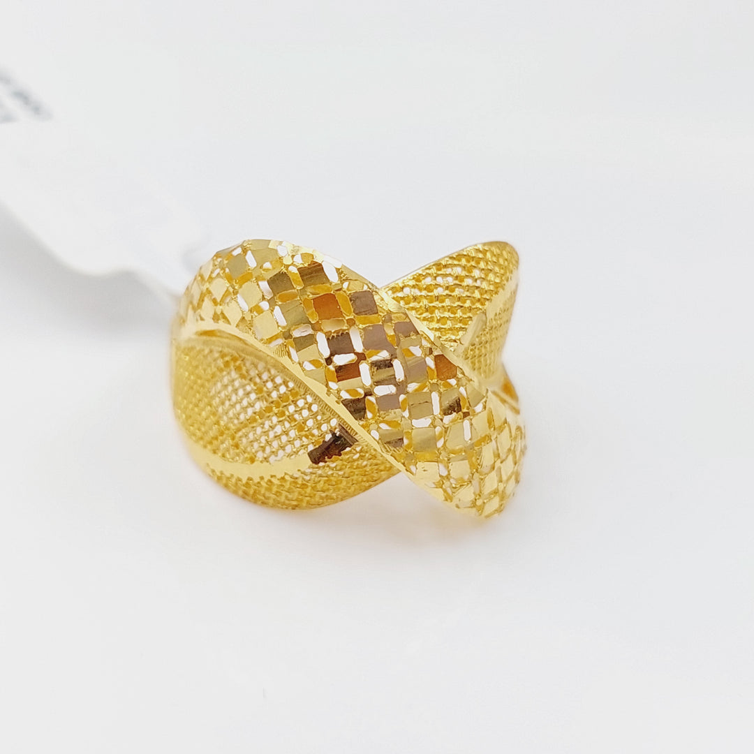 21K Gold Fancy Ring by Saeed Jewelry - Image 4