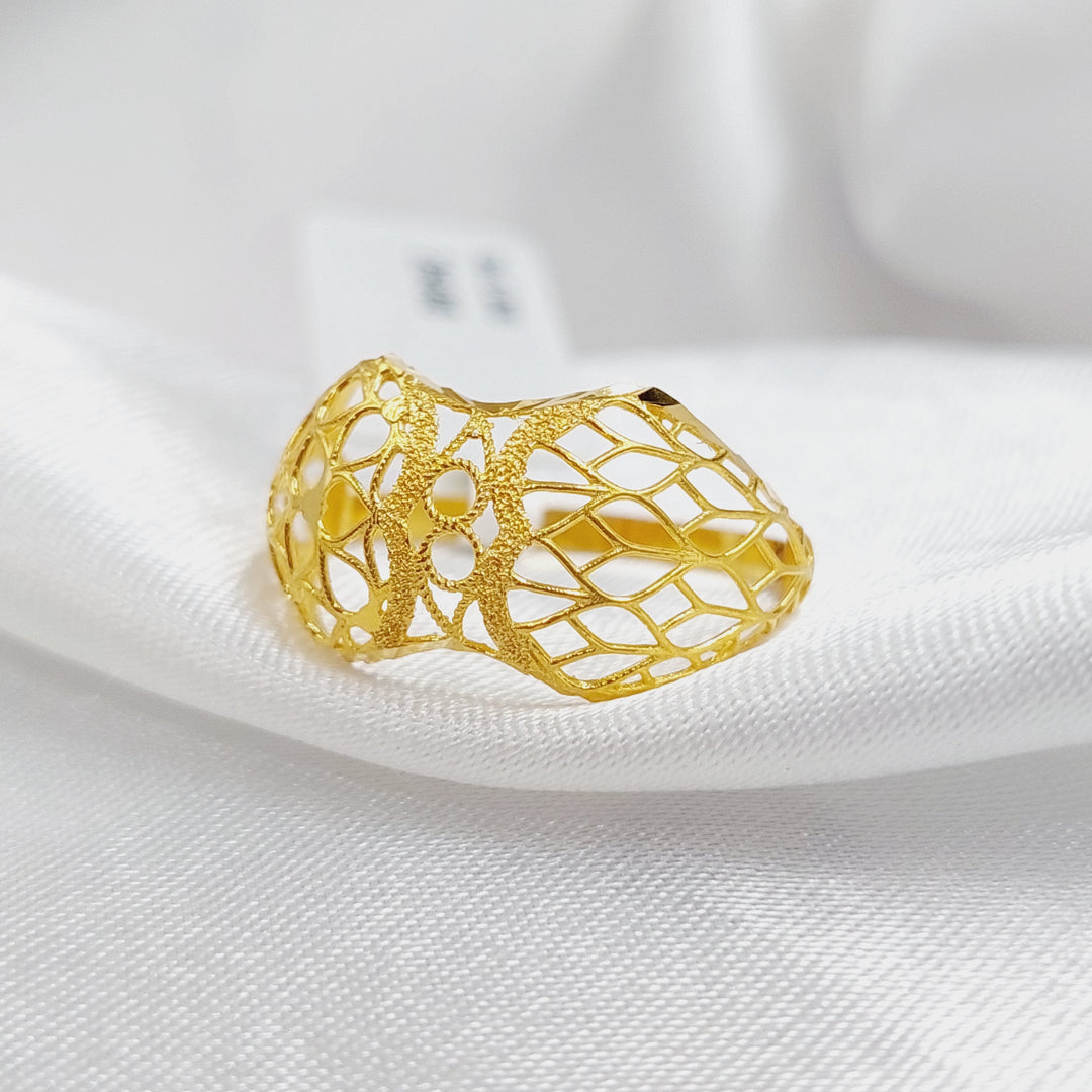 21K Gold Fancy Ring by Saeed Jewelry - Image 7