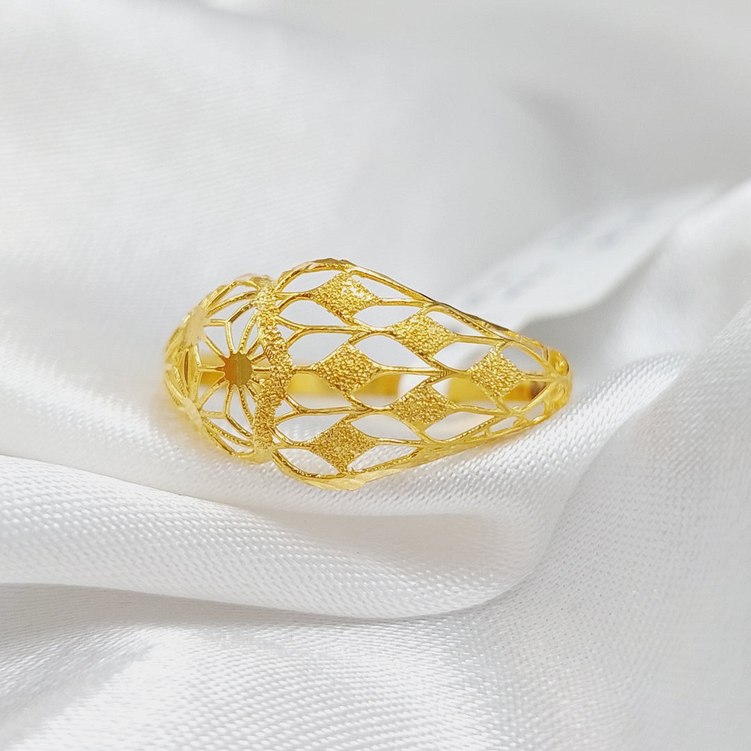 21K Gold Fancy Ring by Saeed Jewelry - Image 3