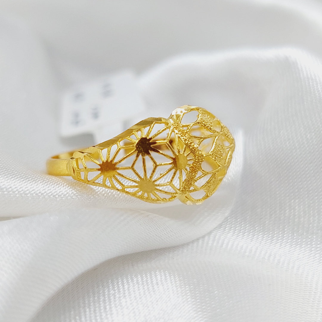 21K Gold Fancy Ring by Saeed Jewelry - Image 4