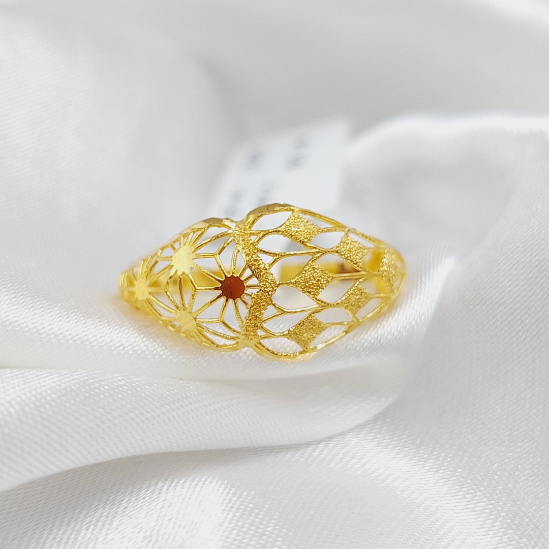 21K Gold Fancy Ring by Saeed Jewelry - Image 1