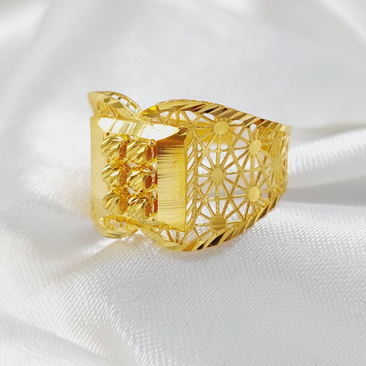 21K Gold Fancy Ring by Saeed Jewelry - Image 2