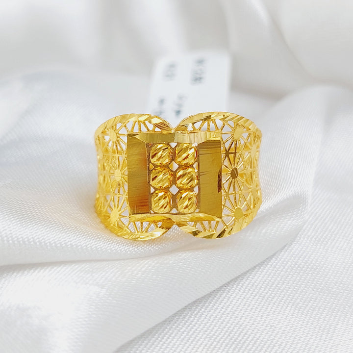 21K Gold Fancy Ring by Saeed Jewelry - Image 4