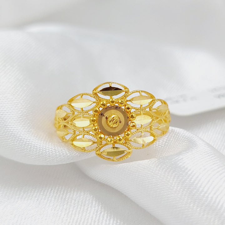 21K Gold Fancy Ring by Saeed Jewelry - Image 3