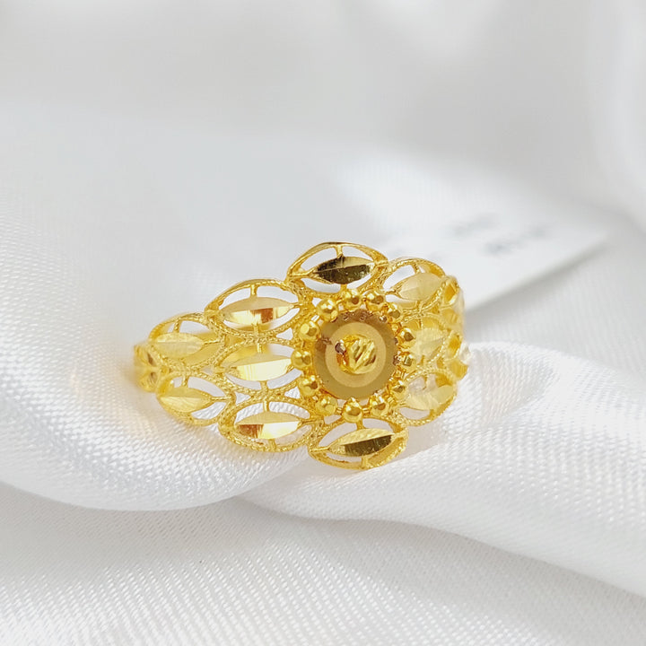 21K Gold Fancy Ring by Saeed Jewelry - Image 3