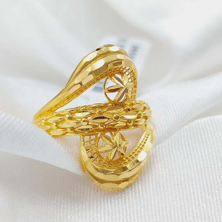 21K Gold Fancy Ring by Saeed Jewelry - Image 2