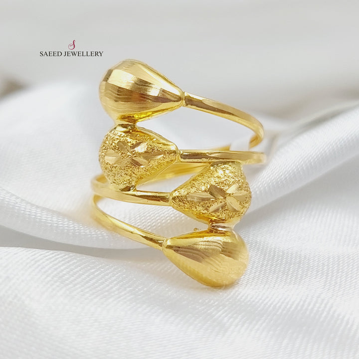 21K Gold Fancy Ring by Saeed Jewelry - Image 1